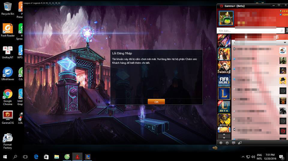 Người chơi phải đợi bảo trì xong mới truy cập vào LoL được