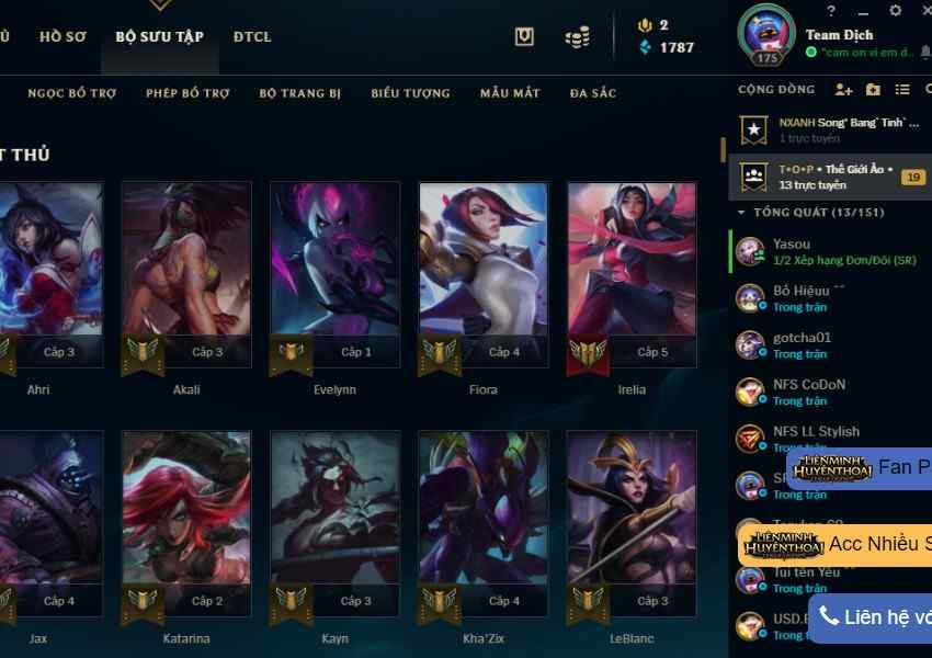 Hướng dẫn mua acc liên minh huyền thoại phù hợp và đảm bảo uy tín 9 Hãy chọn acc phù hợp về giá, phù hợp với mong muốn của bạn