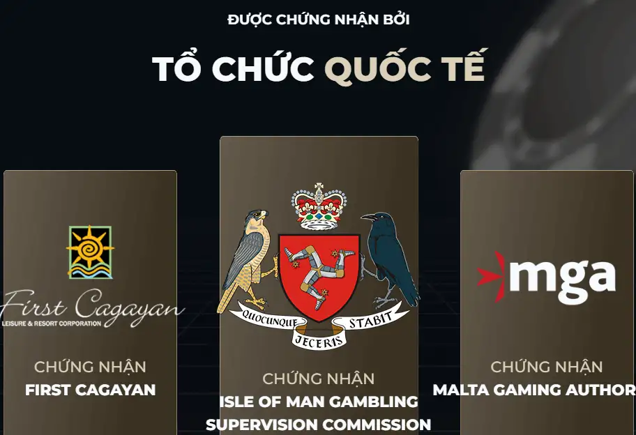 Giấy phép Gaming ok của Soc88