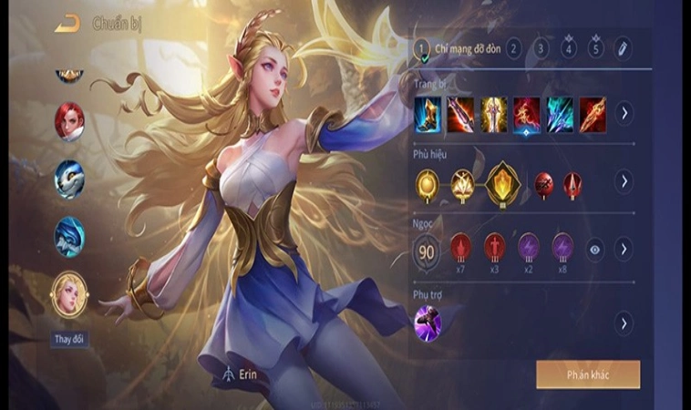 Cách Lên Đồ Erin Mạnh Nhất Xạ Thủ Giết Tướng Cool Ngầu 4 Cách lên đồ Erin damage mạnh nhất mùa giải