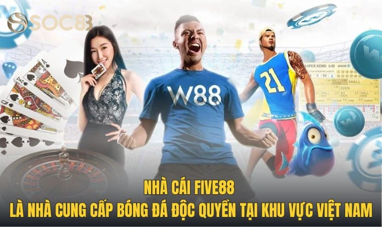 Five88 - Trải Nghiệm Nhà Cái Uy Tín Số 1 Thị Trường 2 Nhà cái Five88 là nhà cung cấp bóng đá độc quyền tại khu vực Việt Nam